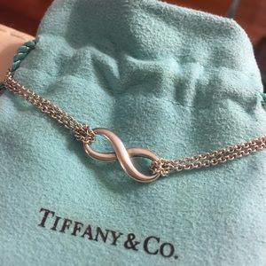 Tiffany & Co. Infinity Pendant 16" Sterling Silver